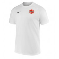 Koszulka piłkarska Kanada Strój wyjazdowy MŚ 2022 tanio Krótki Rękaw